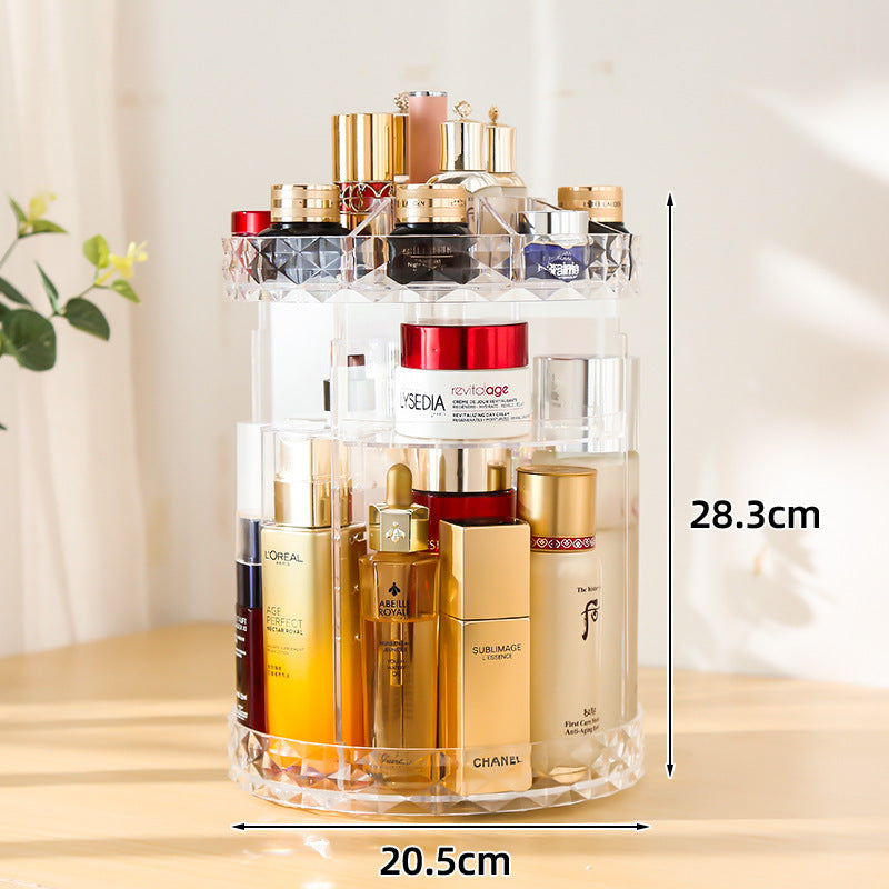 Acrylic 360 Degree Rotating Cosmetic Storage Box