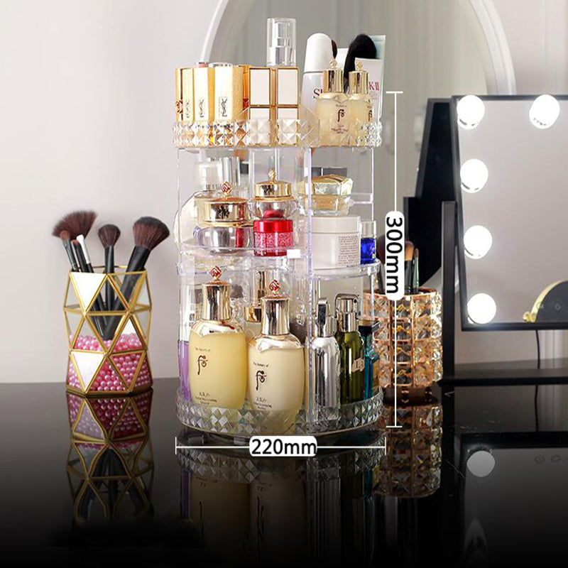 360 Degree Rotating Cosmetic Storage