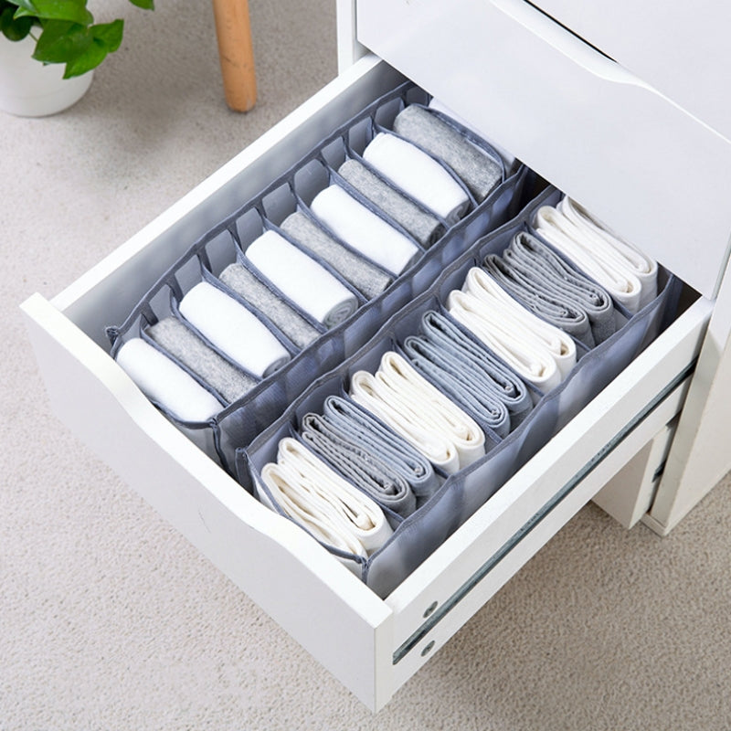 Underwear organizer for drawers, closet, or bedroom shelf