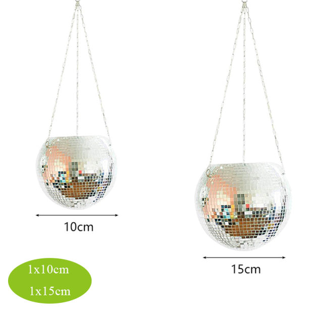 Retro Disco Ball Planter