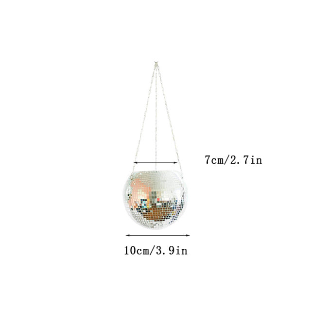 Retro Disco Ball Planter