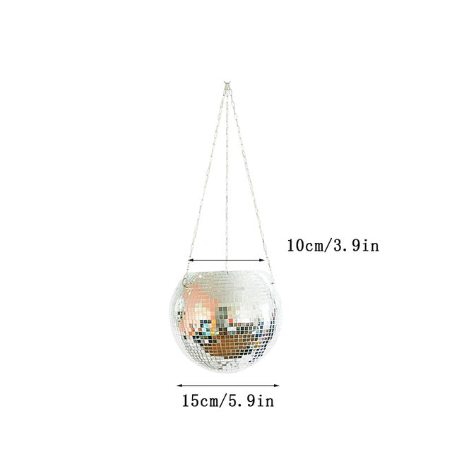 Retro Disco Ball Planter