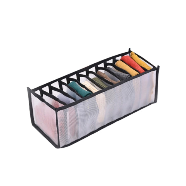 Underwear organizer for drawers, closet, or bedroom shelf