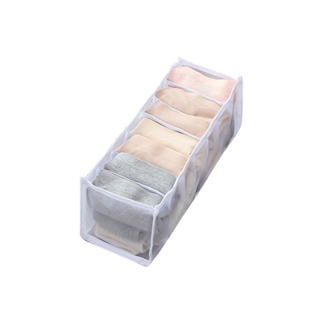 Underwear organizer for drawers, closet, or bedroom shelf