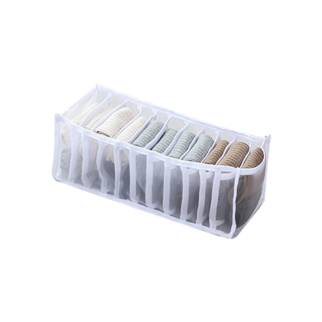 Underwear organizer for drawers, closet, or bedroom shelf