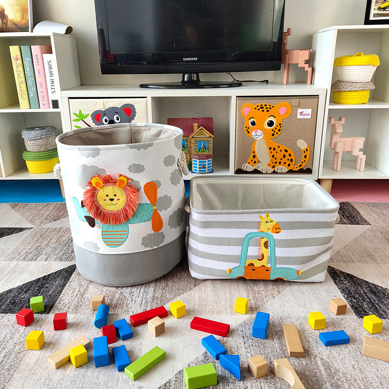 Children's Foldable Storage Basket