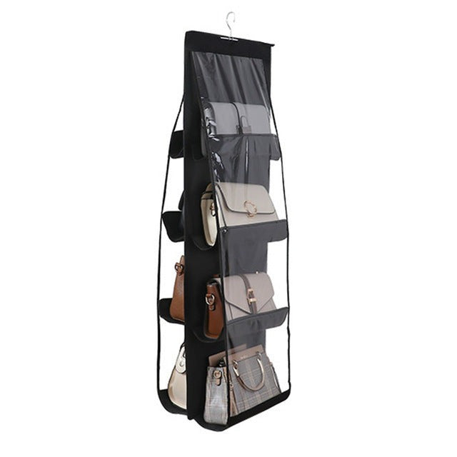 New 6/8 Pockets Clear Hanging Organizer
