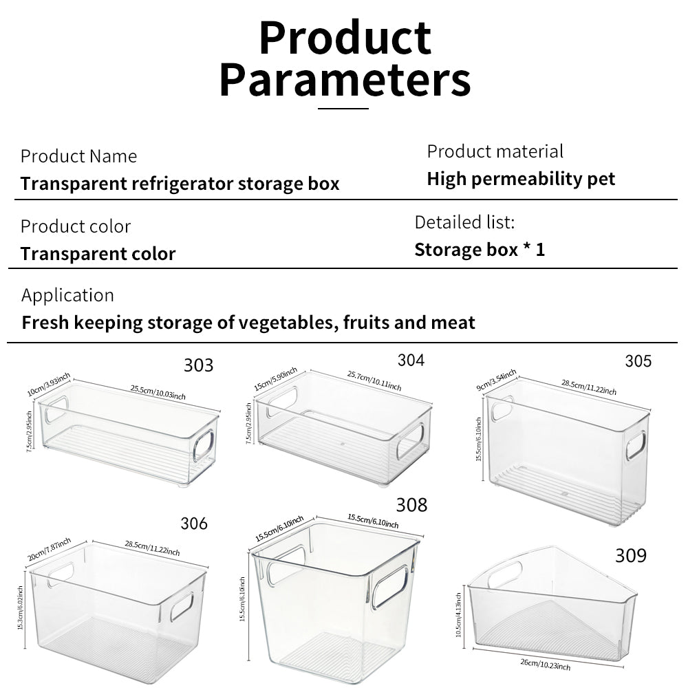 Transparent Storage Bin