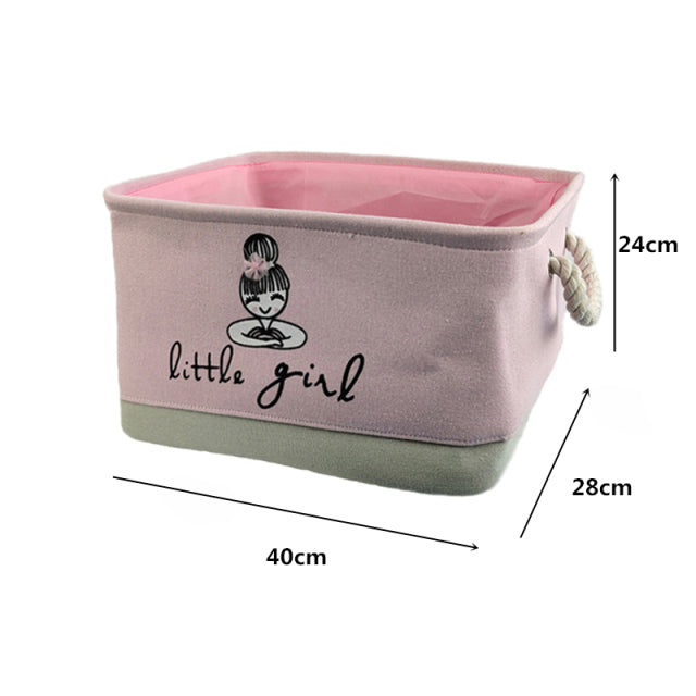 Children's Foldable Storage Basket