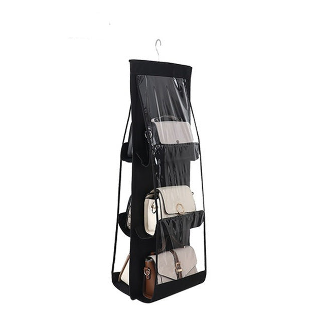 New 6/8 Pockets Clear Hanging Organizer